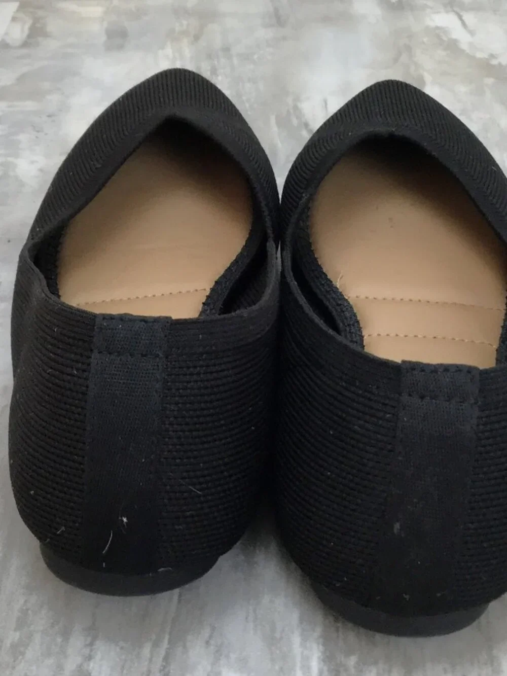 Cynthia Rowley Black Flats 7m - Picture 4 of 8